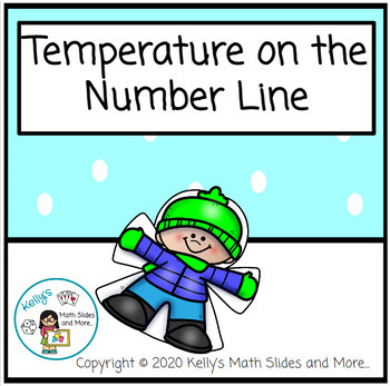 Preview of Temperature on the Number Line- Digital Integers Activity