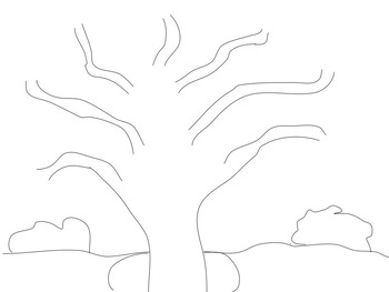 Preview of Template for Apple Tree or Fall Tree Illustration