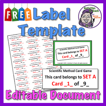 Editable Avery Labels Templates Worksheets Teaching Resources Tpt