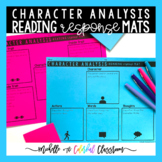 Template for Character Analysis - Reading Response Mats wi