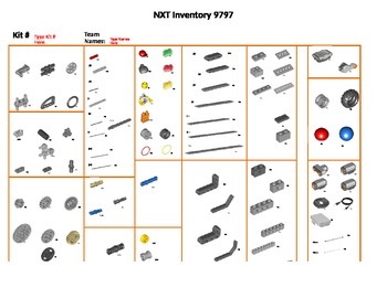 Preview of Electronic Inventory for LEGO NXT  Kit