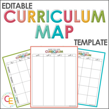 Preview of Template for Curriculum Map