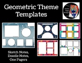 Templates: Sketch Notes, Doodle Notes, One Pagers (Geometr