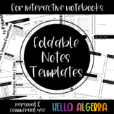 Templates for Interactive Notes for Composition Notebooks