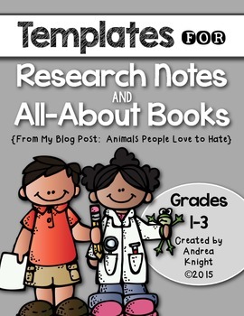 Preview of All-About Books - Research and Writing Templates