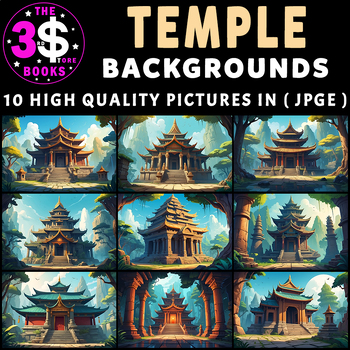 Preview of Temple Backgrounds – 1O Pictures