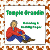 Temple Grandin Coloring and Activity Book Pages - Good for