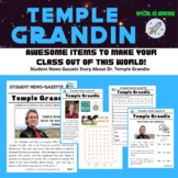 Temple Grandin News Story for Students with Autism and Spe