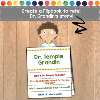 Temple Grandin Flip Book and Writing Activities by Exceptional Thinkers
