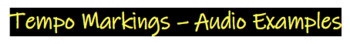 Preview of Tempo Markings Online Games and Tempo Audio Examples