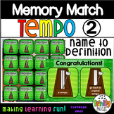 Tempo Memory Match 2 (Name to Definition) via PowerPoint Show