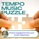 Tempo Music Class Activity Puzzle