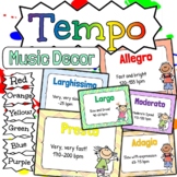 Tempo Music Classroom Decor | All Tempo Markings Posters D