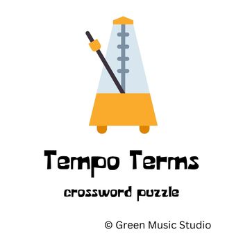 Preview of Tempo Terms Crossword