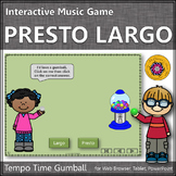 Tempo Presto and Largo Music Opposite Interactive Music Ga