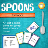 Tempo Vocabulary Card Game - Spoons