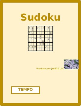 Preview of Tempo (Weather in Portuguese) Sudoku