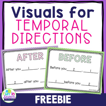 Preview of Temporal Direction Visuals FREEBIE