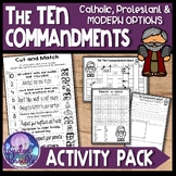 Ten (10) Commandments Activity Pack (Catholic, Protestant 