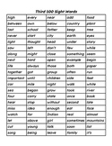Ten 100 Sight Word Crossword Puzzles (Third 100 Sight Words)