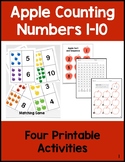 Ten Apples: Printable Activities for Counting from 1-10