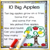 Ten Big Apples Poem for Kids | Apple Reading