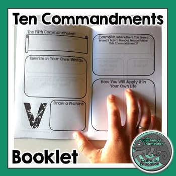Preview of Ten Commandments Booklet