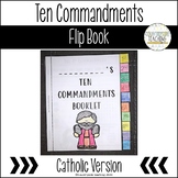 Ten Commandments Flipbook - Ten Commandment Tab Book - Cat