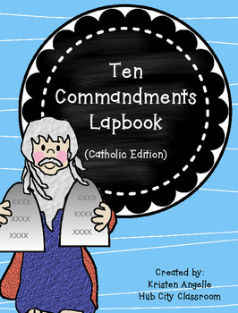 Preview of Ten Commandments Lapbook