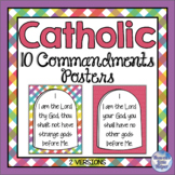 Ten Commandments Posters Catholic