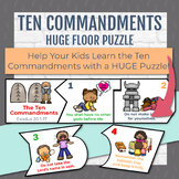 Ten Commandments Puzzle - Huge Floor Puzzle- Protestant 10