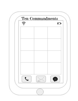 Preview of Ten Commandments Tablet