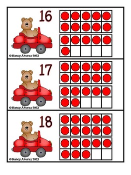 Ten Frame Activities (1-20) Math Centers by Teaching with Nancy