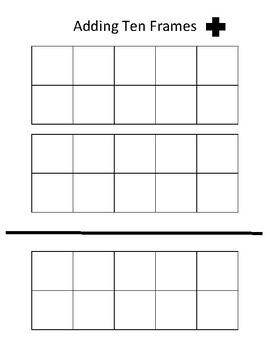 Ten Frame Addition by Coral Lopez | Teachers Pay Teachers