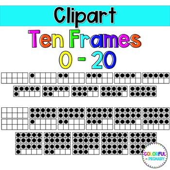 Preview of Ten Frame Clipart Templets
