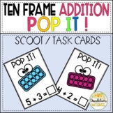 Ten Frame Fidget Popper Addition Pop It Math Game