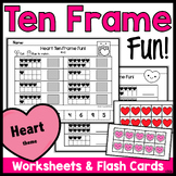 Ten Frames Valentines, Valentine's Day Activities, Workshe