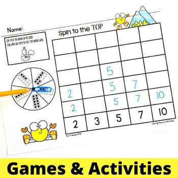Ten Frame Worksheets by Clearly Primary | Teachers Pay Teachers