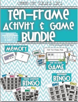 Preview of Ten Frame Game and Activity Bundle