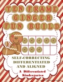 Ten Frame Ginger Fun Build-Differentiated, Aligned and Sel