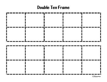 Ten Frame Mat By Cristhal Gutierrez Teachers Pay Teachers