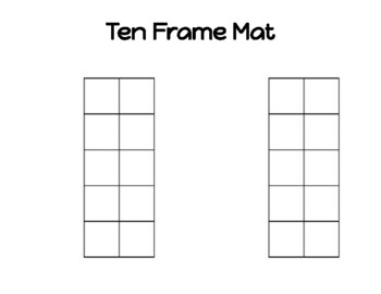 Ten Frame Mat by Miss Kate's Kiddos | TPT