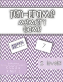 Ten Frame Memory Game {Common Core}