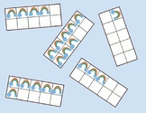 Ten-Frame Number Hunt - Rainbows