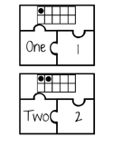 Ten Frame Number Identification Math Puzzle