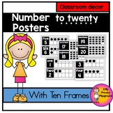 Ten Frame Number Posters