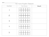 Ten Frame Number Pracitce 1-5