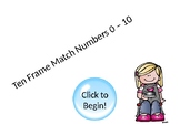 Ten Frame Numbers 0-10 Match Game