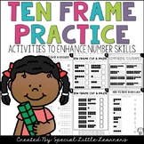 Ten Frame Practice: Worksheets and Games 