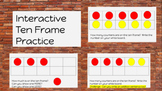 Ten Frame Practice for Teaching, Number Talks and Modeling